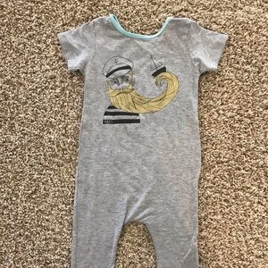 Captain light gray Rags to Raches romper.